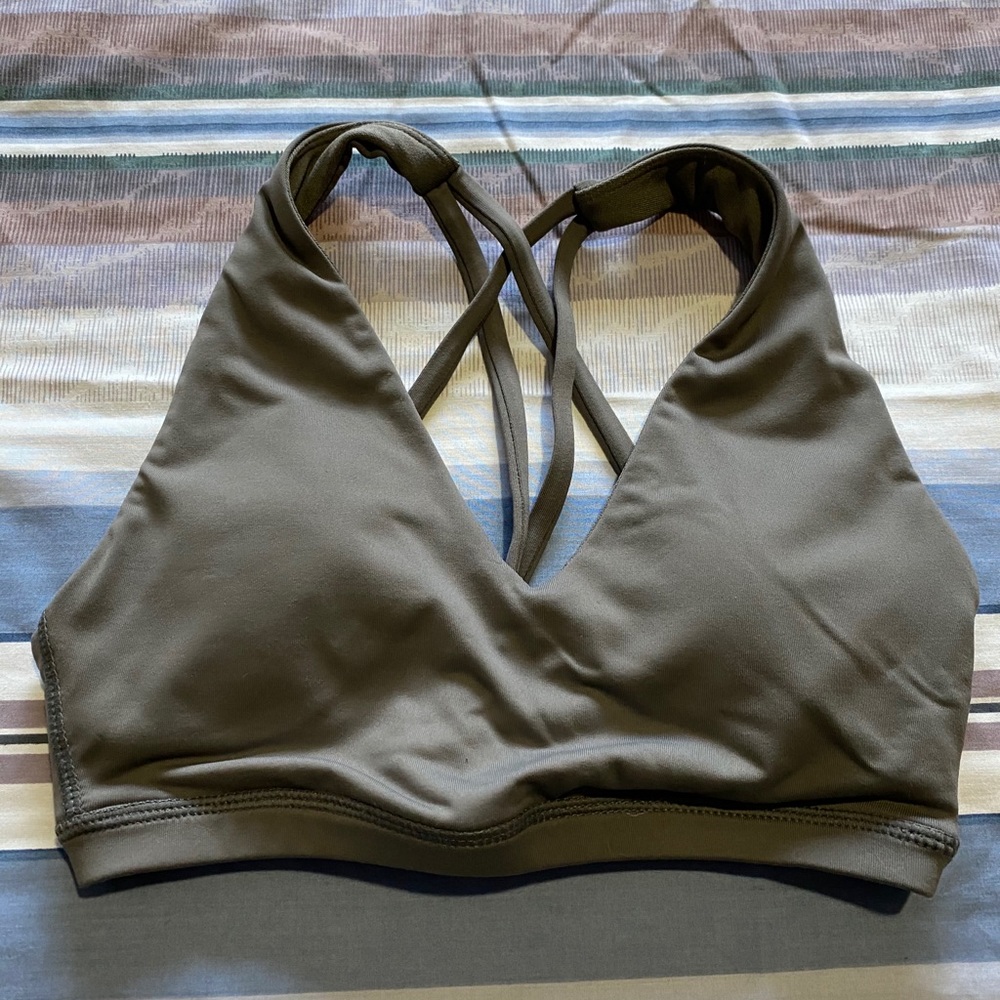 P’tula Grey CS Sports Bra